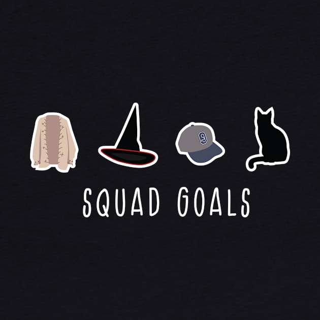 Hocus Pocus Squad Goals by Cat Bone Design